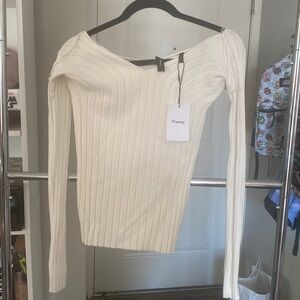 theory top color eggshell new with tags